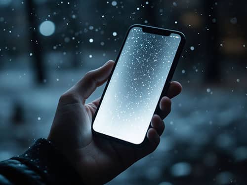 Телефон в руках