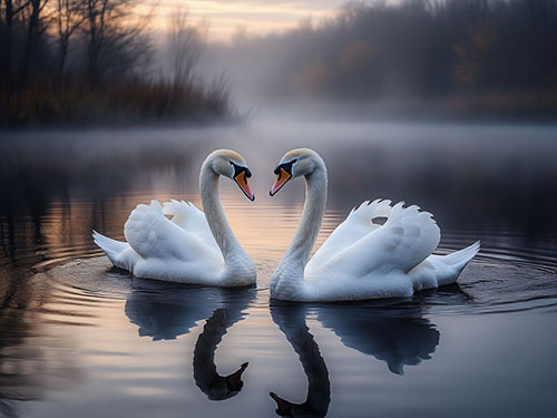 Белые лебеди