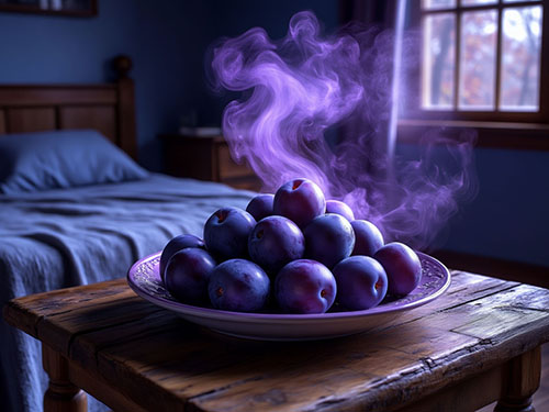 Тарелка слив