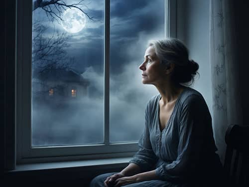 Грустная свекровь