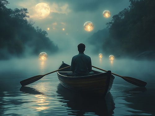 Плыть на лодке