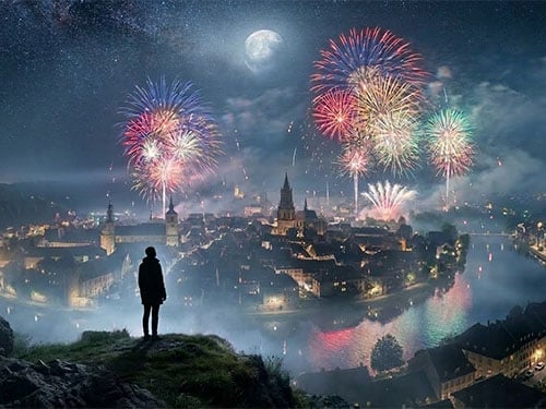 Смотреть на салют