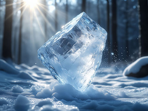 Кусок льда
