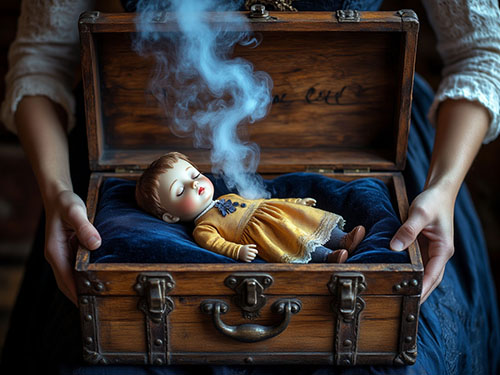 Подарили куклу