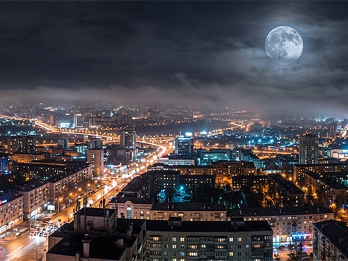 Ночной город