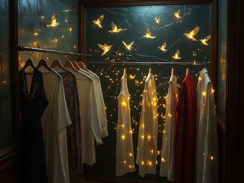 Одежда в шкафу