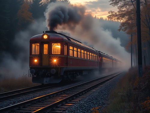 Путешествие на поезде