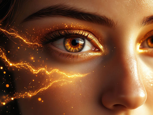 Карие глаза