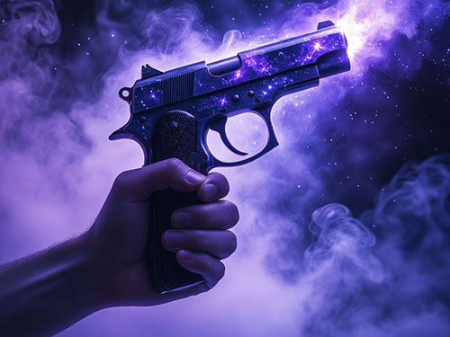Пистолет в руке