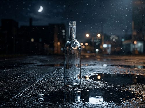 Стеклянная бутылка