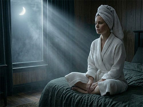 Женщина в белом халате