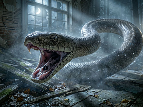 Нападение змеи