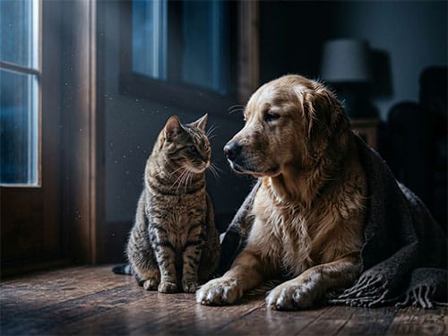 Кошки и собаки