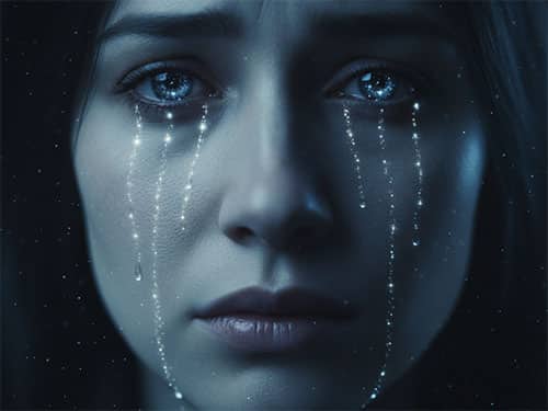 Плачущий человек