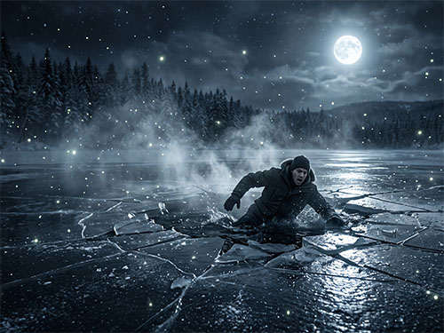 Провалиться под лед