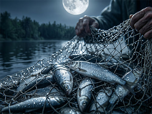 Ловля рыбы сетями