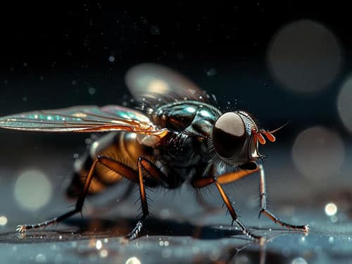 Крупная муха