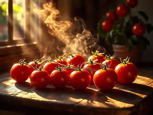 Спелые помидоры