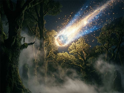 Комета в лесу