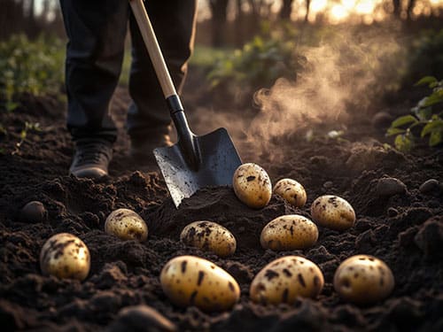 Копать картошку