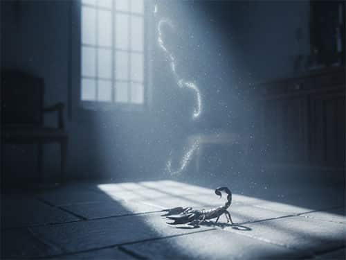 Скорпион в доме