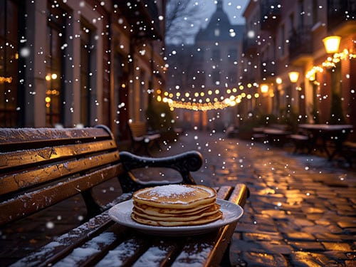 Стопка блинов