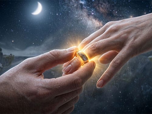 Одевать обручальное кольцо