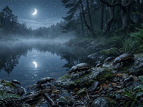 Черные жуки