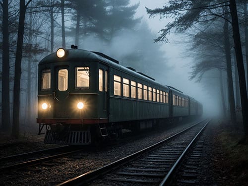 Ехать по железной дороге