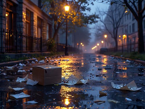 Мусор на улице