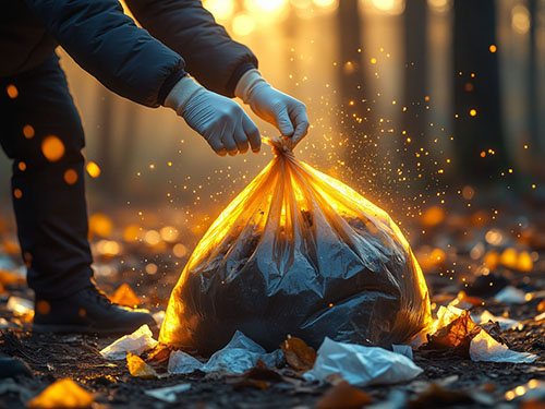 Собирать мусор