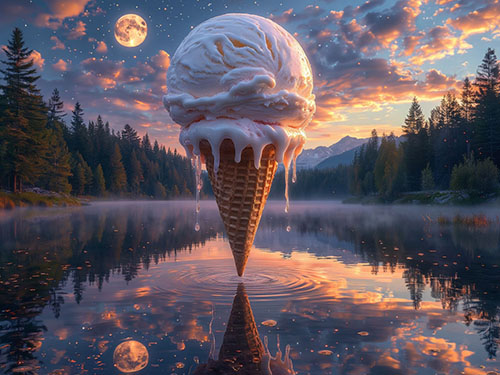 Аппетитное мороженое