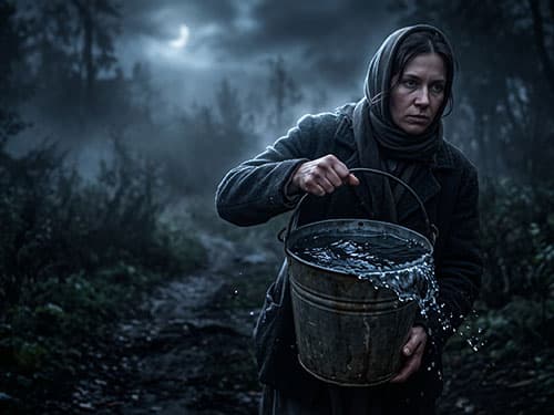 Носить воду ведрами