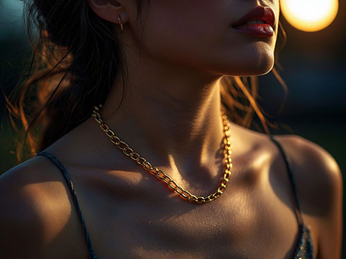 Носить золотую цепочку