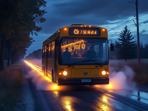 Водить городской автобус