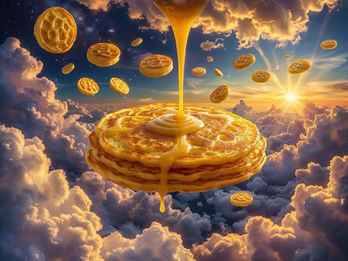 Блины со сгущенкой