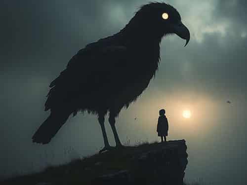 Огромная птица