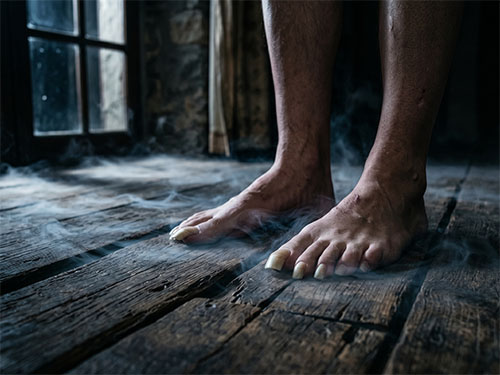 Длинные ногти на ногах