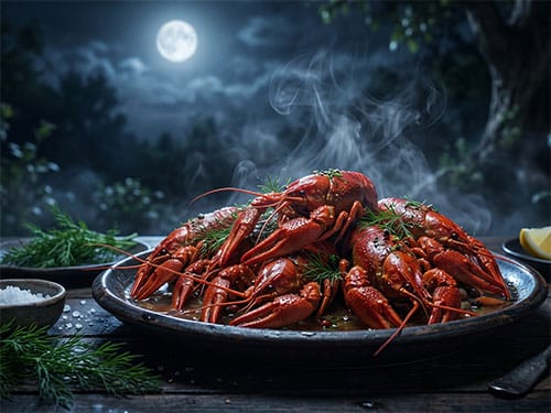 Вареные раки