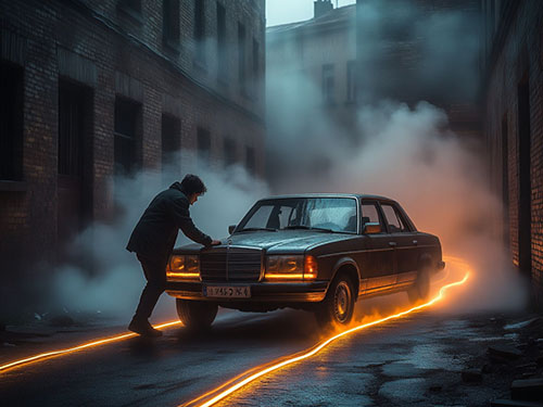 Толкать машину