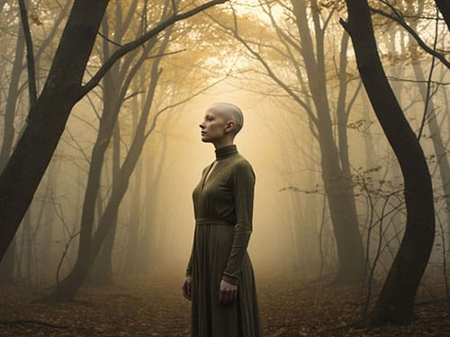 Лысая женщина