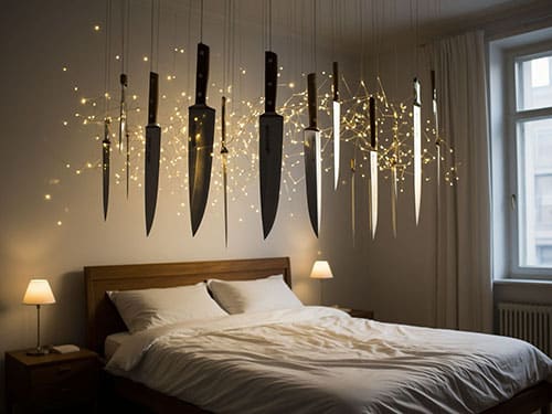 Много острых ножей