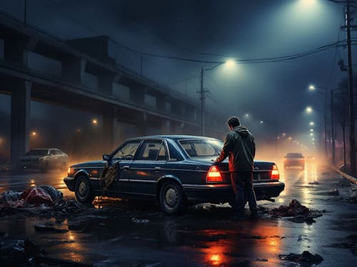 Муж попал в аварию