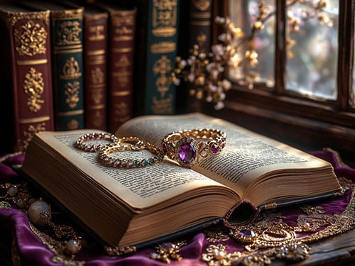 Прятать украшения в книгу