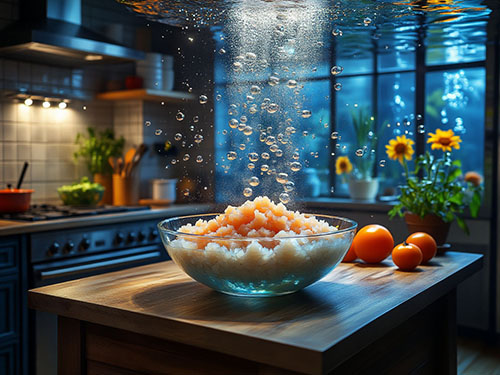 Миска рыбного фарша