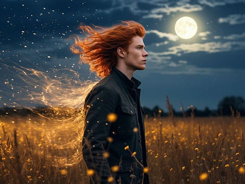 Рыжеволосый парень