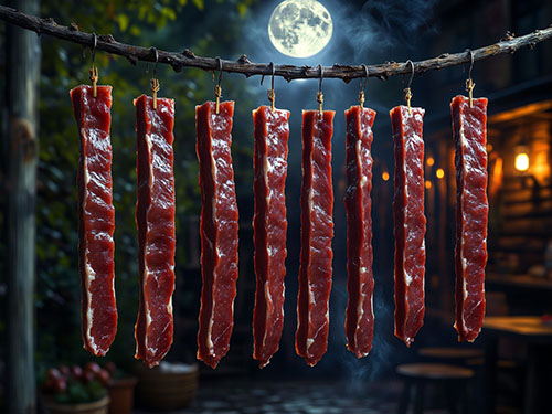 Сушеное вяленое мясо