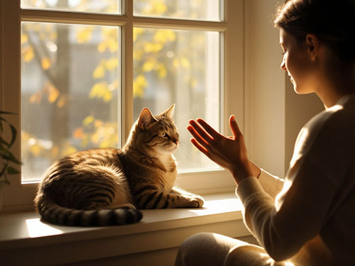 Замахиваться на кошку