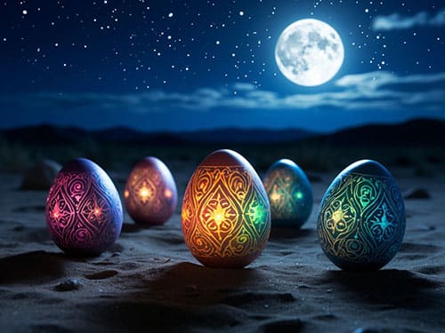 Крашеные яйца