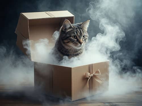 Подарили взрослую кошку